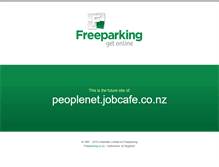 Tablet Screenshot of peoplenet.jobcafe.co.nz